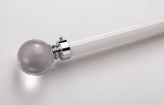 ভালো দাম aluminum material silent to slide curtain rod for heavy curtains with crystal finals অনলাইনে