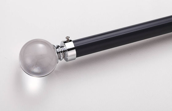 ভালো দাম aluminum material silent to slide curtain rod with crystal end cap অনলাইনে
