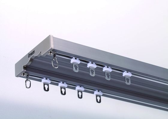 ভালো দাম Suspended Ceiling Double Curtain Track Exterior Aluminum Curtain Track অনলাইনে